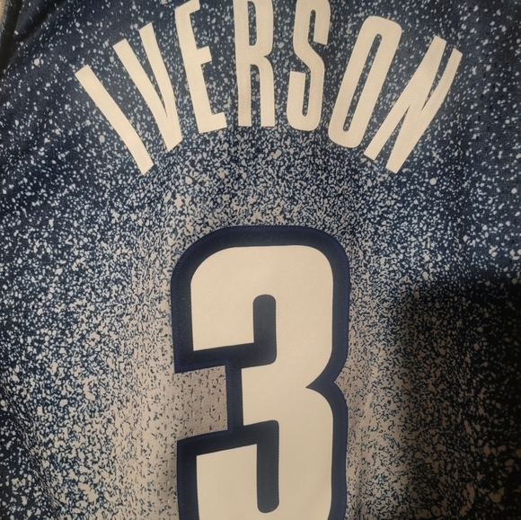 Mitchell & Ness 1995-96 Georgetown Hoyas Allen Iverson Swingman Jersey Men Large - Picture 6 of 6
